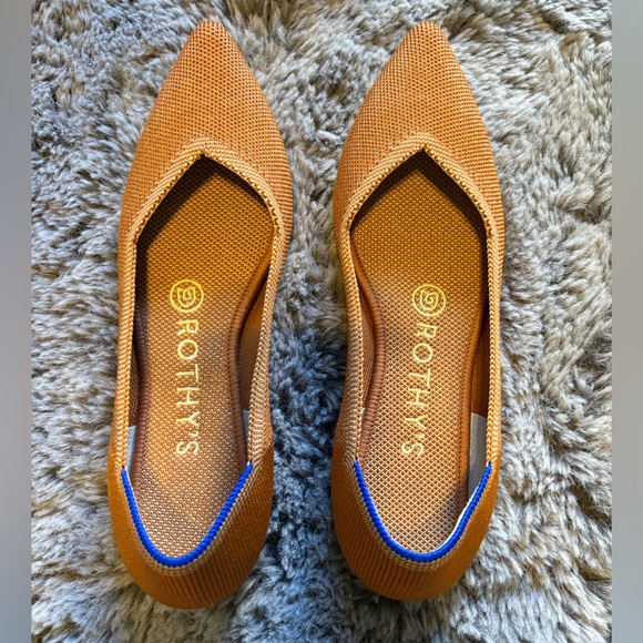 Rothy's Women's Brown and Blue Flats - Picture 1 of 3